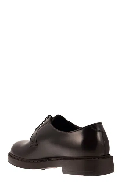 Doucal's Almond-toe Leather Derby Shoes