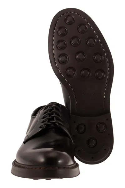 Doucal's Almond-toe Leather Derby Shoes