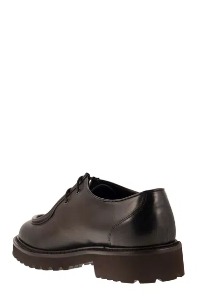 Doucal's Leather Lace-up With Tray