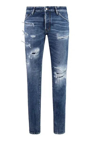 Dsquared2 Stylish 5-pocket Distressed Jeans