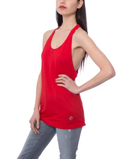 Dsquared2 Women's Cotton Jersey Top | Size Xs | Nc0572-21600-307 Color Red