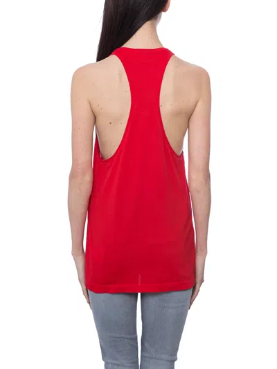 Dsquared2 Women's Cotton Jersey Top | Size Xs | Nc0572-21600-307 Color Red