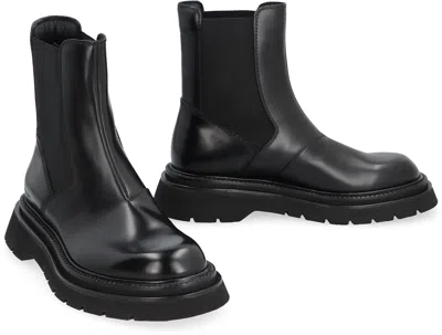 Dsquared2 Chunky Sole Leather Chelsea Boots