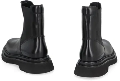 Dsquared2 Chunky Sole Leather Chelsea Boots