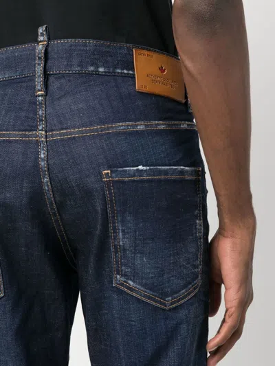 Dsquared2 Trendy Distressed-finish Tapered-leg Denim Jeans For Men