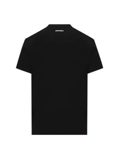 Dsquared2 Man T-shirt Black Size Xxl Cotton