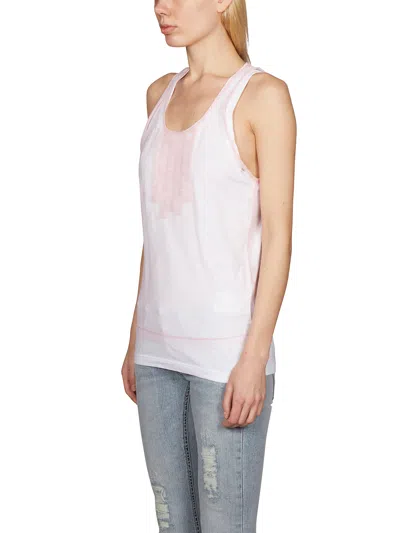 Dsquared2 Feminine Double Tank Top In Pink For Ss24
