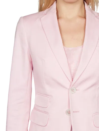Dsquared2 Pink Two Button Stretch Cotton Jacket For Women
