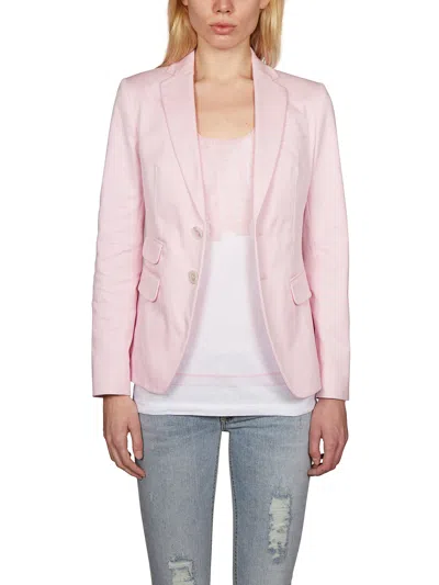 Dsquared2 Pink Two Button Stretch Cotton Jacket For Women
