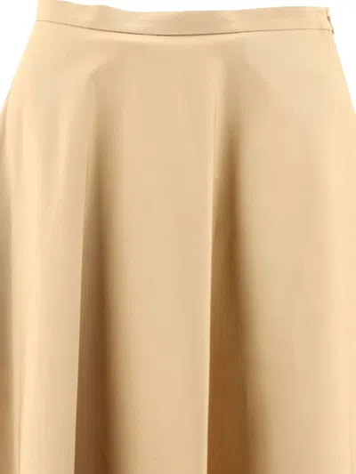 Fit A-line Midi Skirt