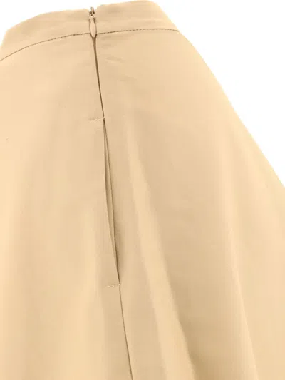 Fit A-line Midi Skirt
