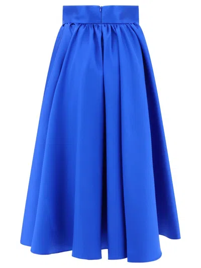 Fit Skirt With Bandeau At The Waist Skirts Blue