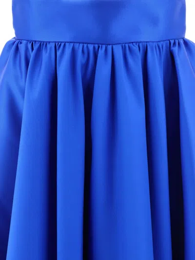 Fit Skirt With Bandeau At The Waist Skirts Blue