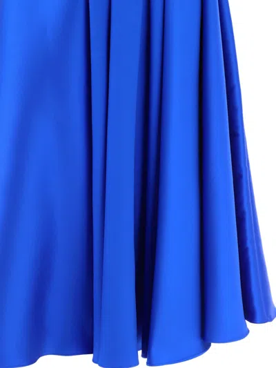Fit Skirt With Bandeau At The Waist Skirts Blue