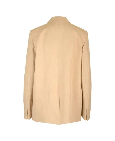 Fabiana Filippi Linen Double-breasted Blazer