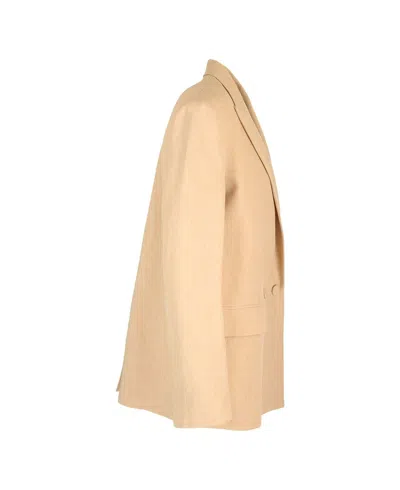 Fabiana Filippi Linen Double-breasted Blazer