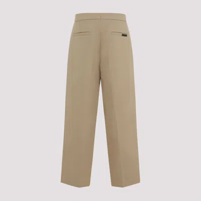 Fear Of God Single Pleat Wool Trousers With Belt Loops