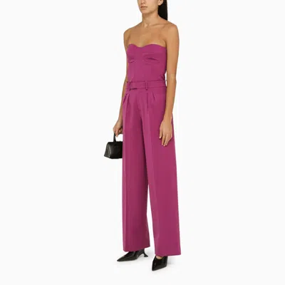 Federica Tosi Peony Wool Blend Top With Fitted Bodice