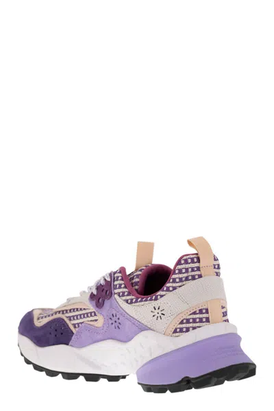 Flower Mountain Kotetsu - Sneakers In Suede And Technical Fabric