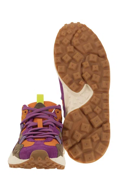 Flower Mountain Yamano 3 - Sneakers In Suede And Technical Fabric