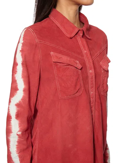 Giorgio Brato Suede Shirt Tie Dye