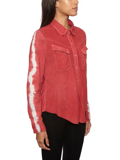 Giorgio Brato Suede Shirt Tie Dye