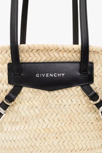 Givenchy Woven Straw Shoulder Bag