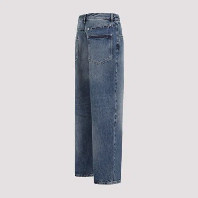 Givenchy Logo Plaque Straight-leg Jeans In Blue