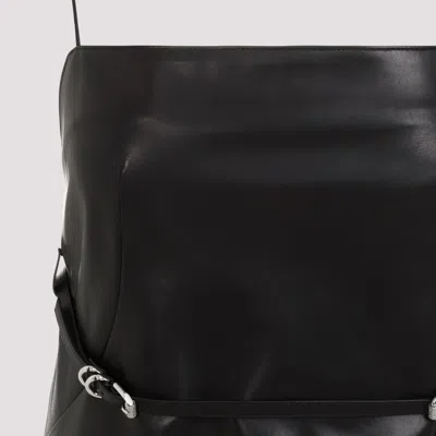 Givenchy Leather Sleeveless Belted Mini Dress
