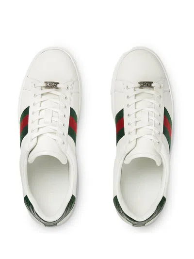 Gucci Ace Sneakers With Web Detail