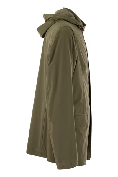 Herno Men's Technical Fabric Jacket With Hood