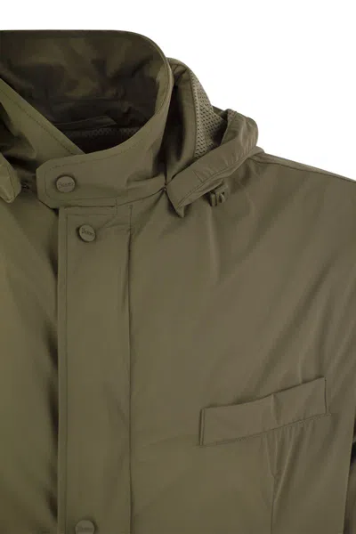 Herno Men's Technical Fabric Jacket With Hood