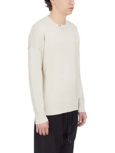 Isabel Benenato Maglia In Cotone-cashmere