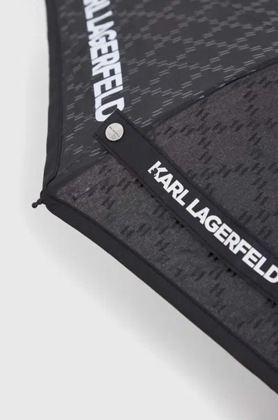 Karl Lagerfeld Monogram Sm Umbrella Black