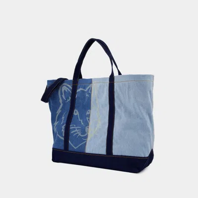 Maison Kitsuné Fox Head Weekender Tote Bag