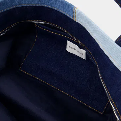MAISON KITSUNÉ MAISON KITSUNÉ FOX HEAD WEEKENDER SHOPPER BAG 