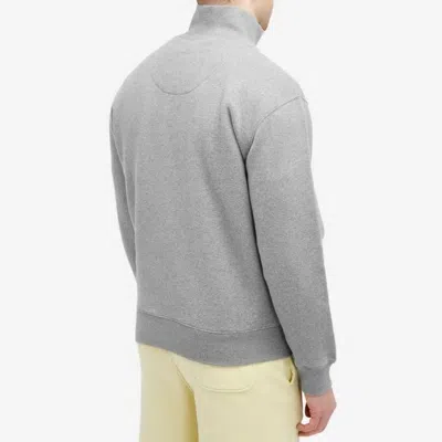 Maison Kitsuné Bold Fox Head Patch Half Zip Sweatshirt