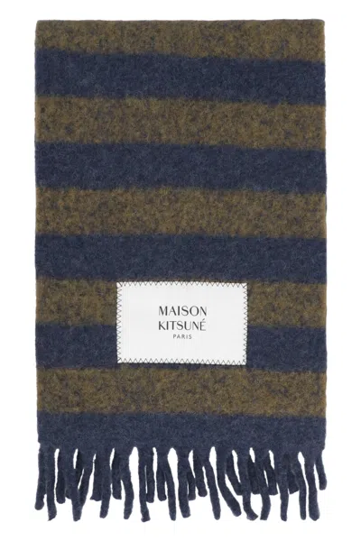 Maison Kitsuné Rugby Stripes Unisex Scarf