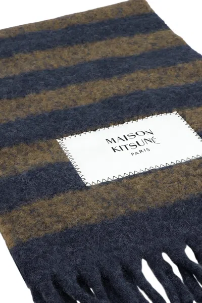 Maison Kitsuné Rugby Stripes Unisex Scarf
