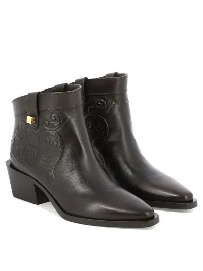 Maison Skorpios 60mm Alexandra Cordoba Leather Cowboy Boots