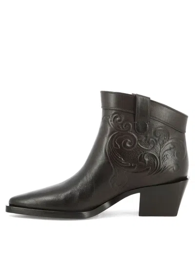 Maison Skorpios 60mm Alexandra Cordoba Leather Cowboy Boots