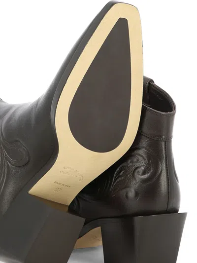 Maison Skorpios 60mm Alexandra Cordoba Leather Cowboy Boots