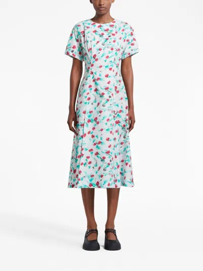 Marni Kleid Mit Print