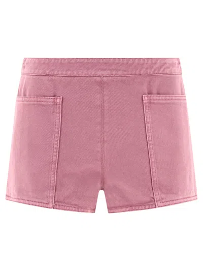 Max Mara Cotton Shorts With Back And Side Pockets
