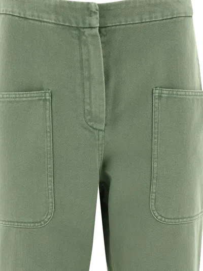 Max Mara Green Denim Facella Jeans