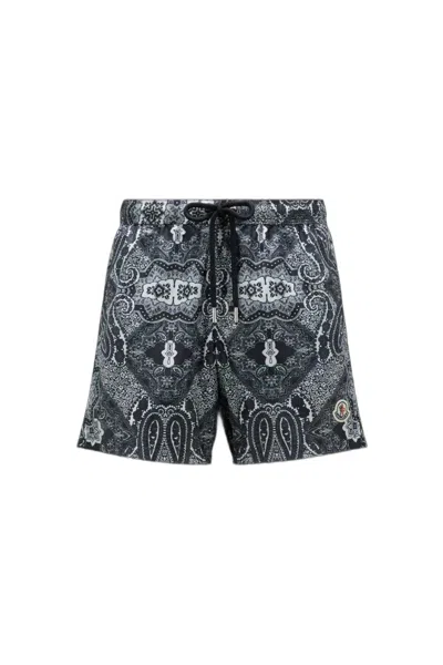 Moncler Turban Printed Swimming Trunks