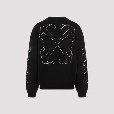 Off-white Regular Fit Jersey With Distinctive Logo And Textured Detailing