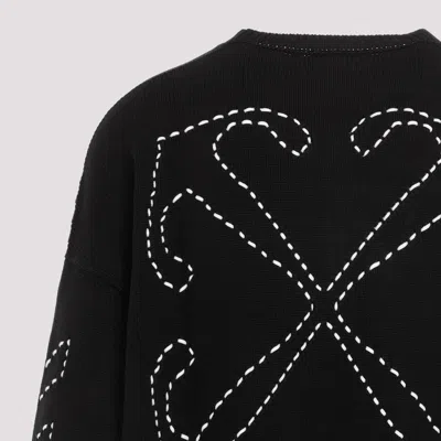 Off-white Regular Fit Jersey With Distinctive Logo And Textured Detailing