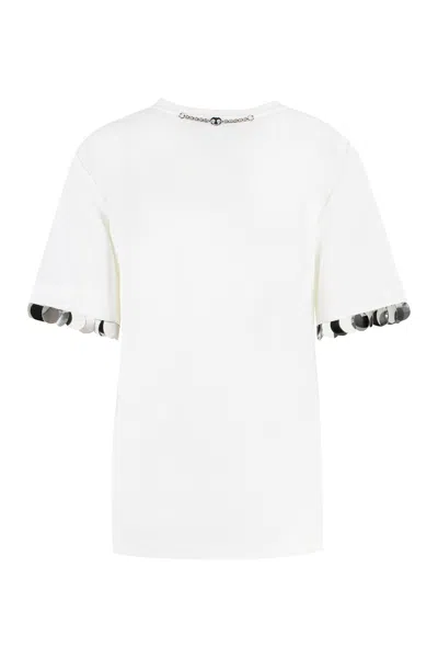Rabanne Disc Trim Crewneck T-shirt