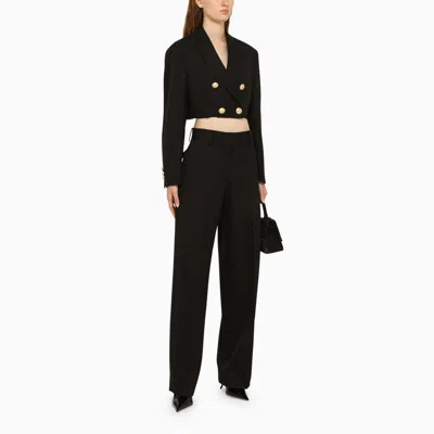 Palm Angels High-rise Straight-leg Trousers